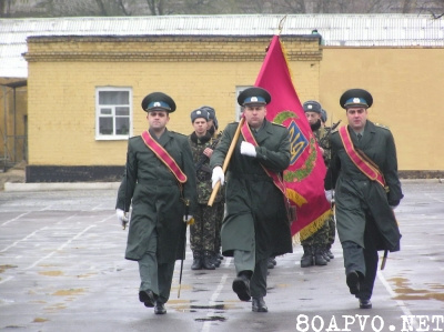 Внесение боевого Знамени части, 2006 г.