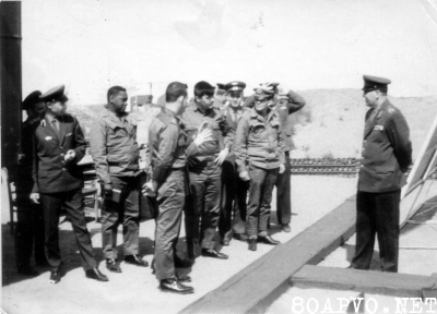 Кубинская делегация на полигоне Ашулук (1969)