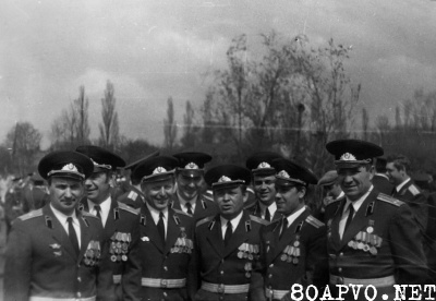 Офицеры отдела ЗРВ 19-й дПВО